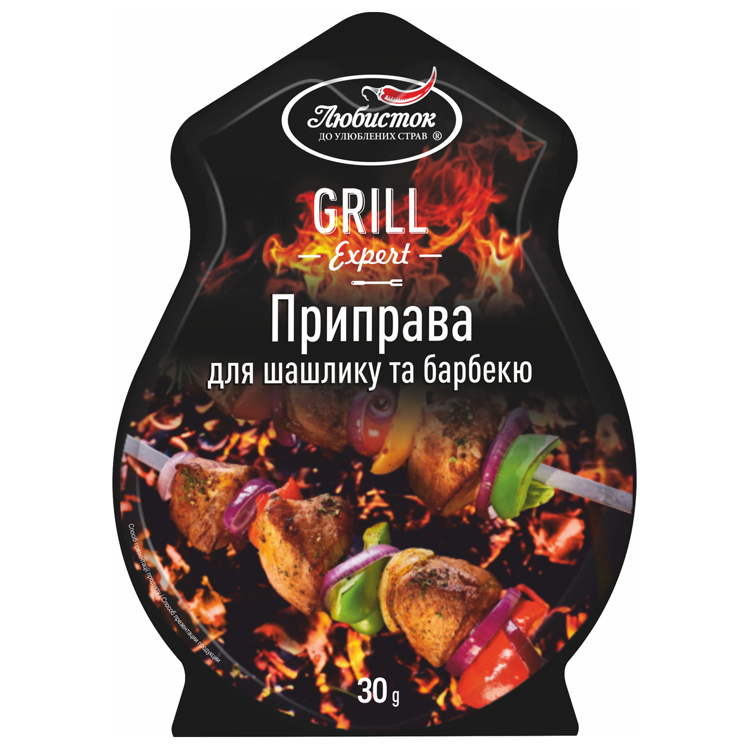 Приправа Любисток шашлик/барбекю Гриль Експерт 30г